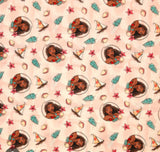Character. scrub cap (made with licensed Moana fabric)