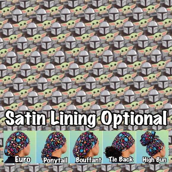 Character. scrub cap (made with licensed Star Wars fabric)