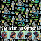 Character. scrub cap (made with licensed Star Wars fabric)
