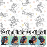 Character. scrub cap (made with licensed Mickey fabric)