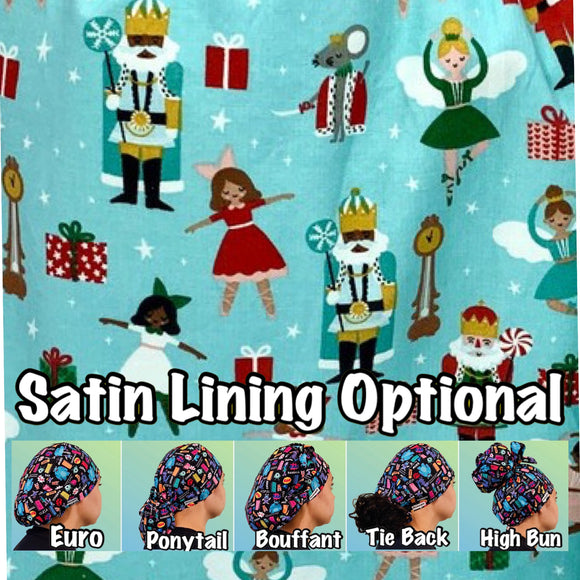 Christmas. scrub cap