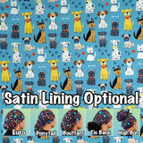Dogs. scrub cap