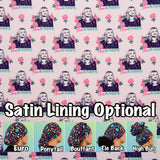 Character. scrub cap (made with licensed Parks and Rec fabric)