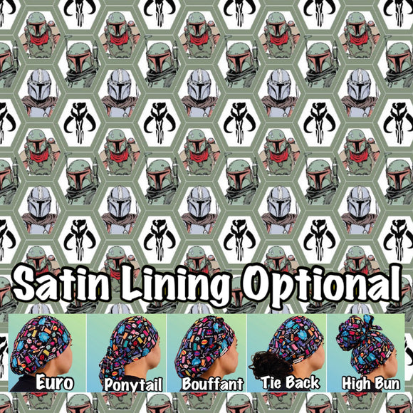 Character. scrub cap (made with licensed Star Wars fabric)