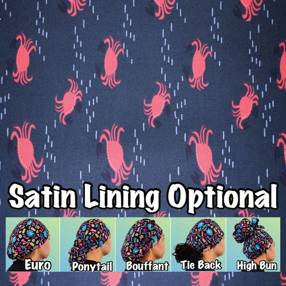 Crab. scrub cap