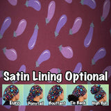 Eggplant. scrub cap
