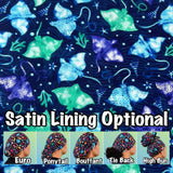 Manta. ray scrub cap