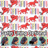 Character. scrub cap (made with licensed Clifford fabric)