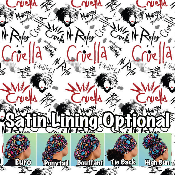 Character. scrub cap (made with licensed Disney fabric)
