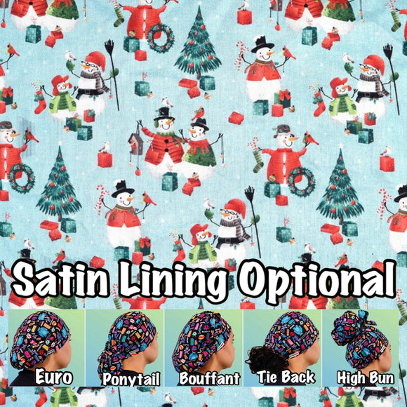 Christmas. scrub cap