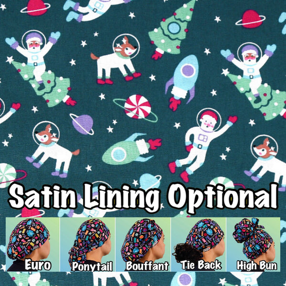 Christmas. scrub cap