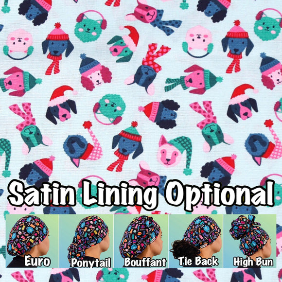 Christmas. scrub cap