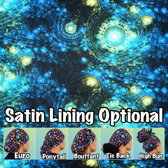 Galaxy. scrub cap