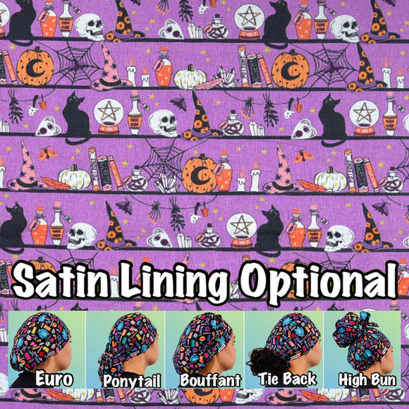 Halloween. scrub cap