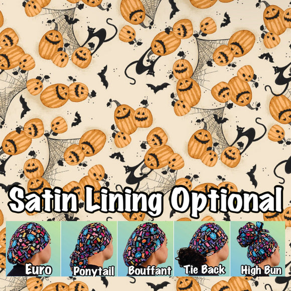 Halloween. scrub cap