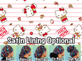 Character scrub cap (made with licensed Hello Kitty fabric)