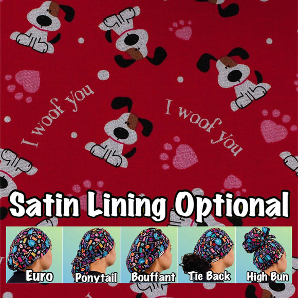 Valentine’s. Day scrub cap