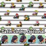 Character. scrub cap (made with licensed Mario fabric)