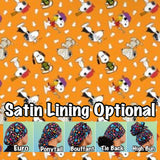 Character. scrub cap (made with licensed Charlie Brown fabric)