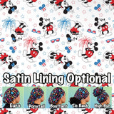 Character. scrub cap (made with licensed Mickey fabric)