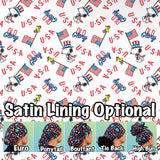 Character. scrub cap (made with licensed Charlie Brown fabric)