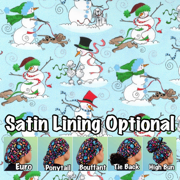 Christmas. scrub cap