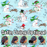 Christmas. scrub cap