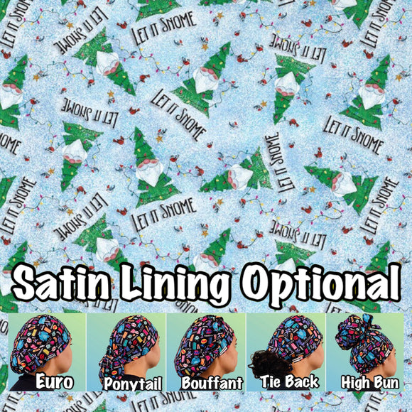 Christmas. scrub cap