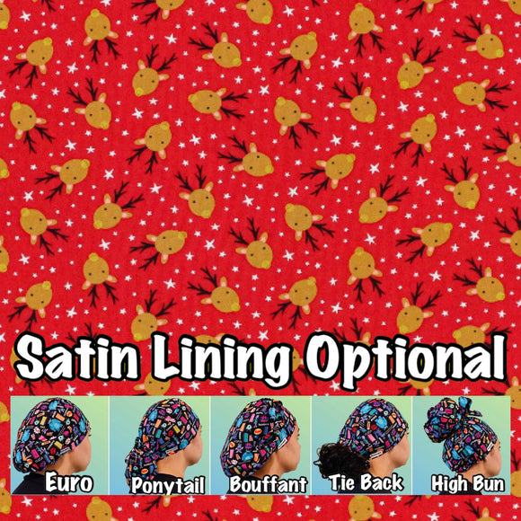 Christmas. scrub cap