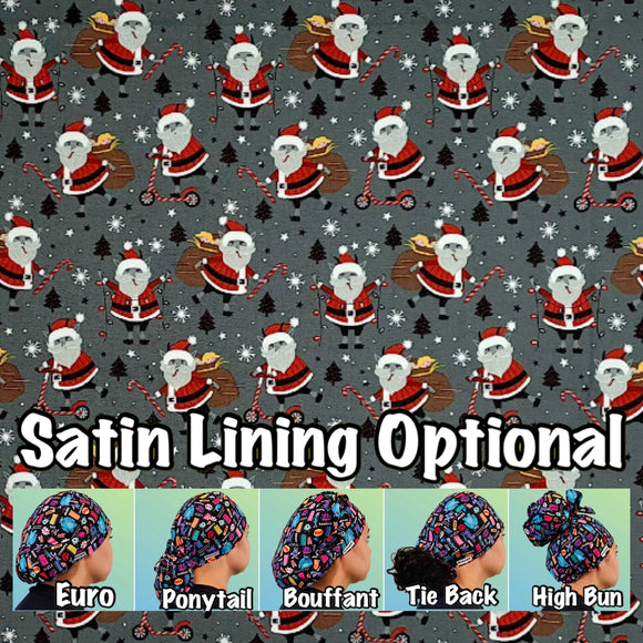 Christmas. scrub cap