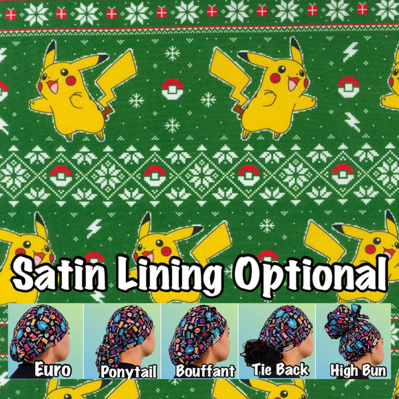 Character. scrub cap (made with licensed Pokémon fabric)