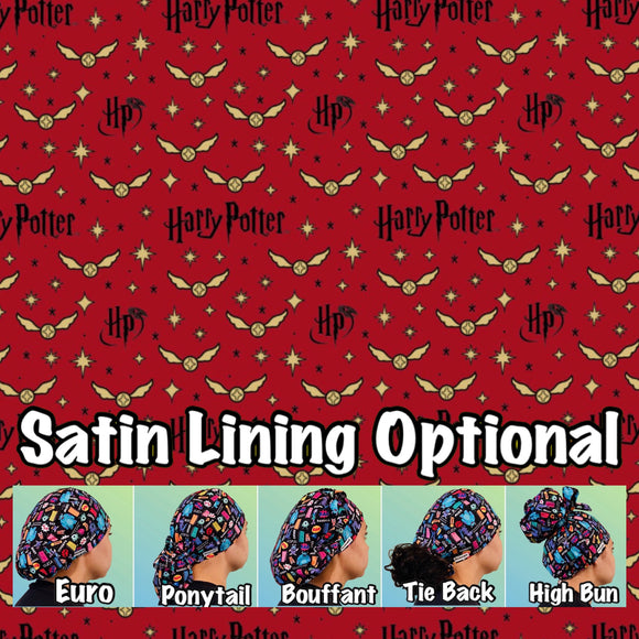 Wizard. scrub cap (made with licensed fabric)