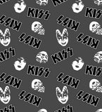 Character. scrub cap (made with licensed KISS fabric)