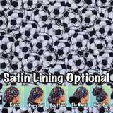 Soccer. balls scrub cap