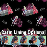 Character. scrub cap (made with licensed Gossip Girl fabric)