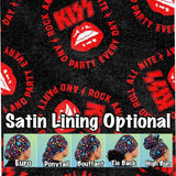 Character. scrub cap (made with licensed KISS fabric)