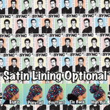 Character. scrub cap (made with licensed NSYNC fabric)