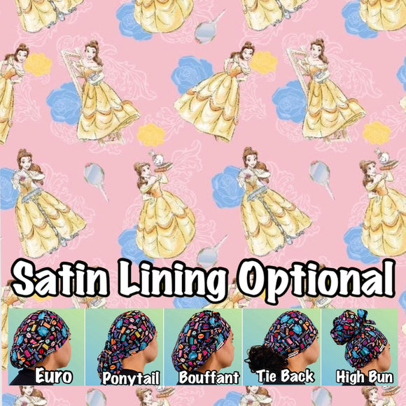 Character. scrub cap (made with licensed Disney fabric)