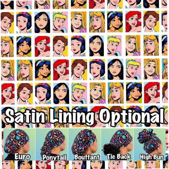 Character. scrub cap (made with licensed Disney fabric)