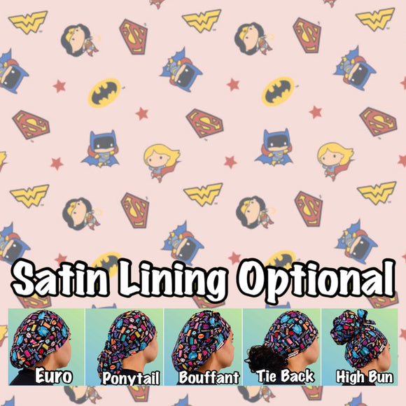 Character. scrub cap (made with licensed marvel fabric)