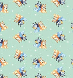 Character. scrub cap (made with licensed Bluey fabric)