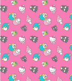 Character scrub cap (made with licensed Hello Kitty fabric)