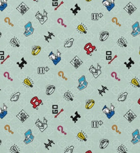 Character scrub cap (made with licensed monopoly fabric)