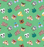 Character scrub cap (made with licensed Animal Crossing fabric)