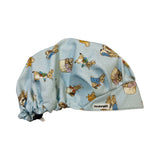 Character scrub cap (made with licensed Peter cotton tail fabric)