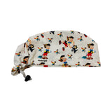 Character scrub cap ( made with licensed Pinocchio fabric)