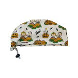 Halloween scrub cap ( made with licensed Snoopy fabric)