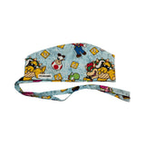 Character. scrub cap (made with licensed Mario fabric)