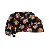 Character scrub cap (made with licensed Gremlins fabric)