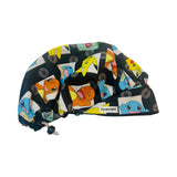 Character scrub cap (made with licensed Pokémon fabric)